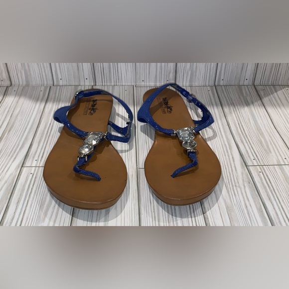Coach and Four Thong Sandals Size 7.5 - Picture 7 of 8